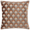 Paoletti Ledbury Cushion Cover in Ginger/Grey