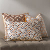 Paoletti Ledbury Cushion Cover in Ginger/Grey