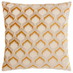 Paoletti Ledbury Cushion Cover in Gold