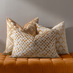 Paoletti Ledbury Cushion Cover in Gold