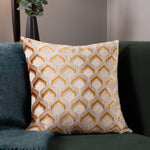 Paoletti Ledbury Cushion Cover in Gold