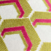 Paoletti Ledbury Cushion Cover in Lime/Pink