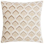 Paoletti Ledbury Cushion Cover in Warm Taupe