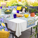 Floral Blue Accessories - Lemons Set of 4 Indoor/Outdoor Placemats Blue furn.