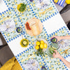 Floral Blue Accessories - Lemons Set of 4 Indoor/Outdoor Placemats Blue furn.