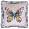 Animal Silver Cushions - Lenore Printed Cushion Cover Silver Voyage Maison