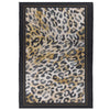 Animal Black Rugs - Leopardis Leopard Printed Indoor/Outdoor Outdoor Rug Black/Gold Paoletti