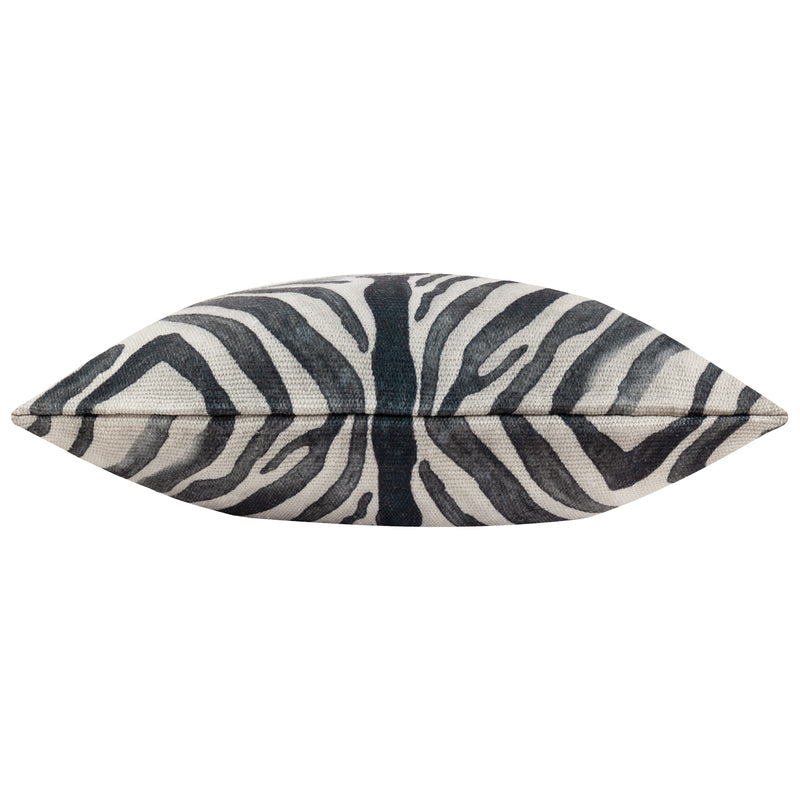 Animal Multi Cushions - Leopardis Zebra Woven Outdoor Cushion Cover Multi Paoletti