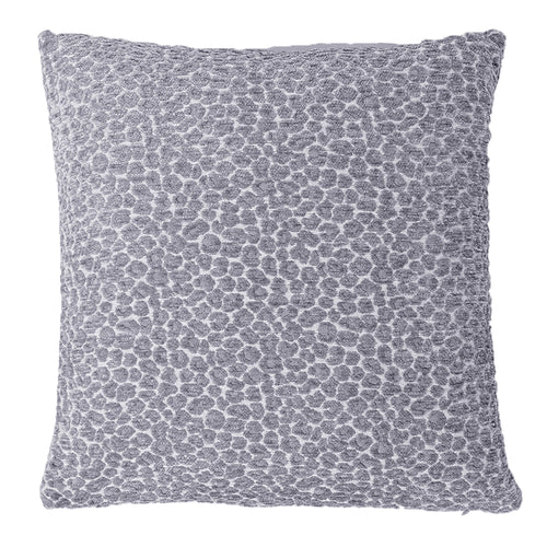 Paoletti Leo Animal Print Cushion Cover in Silver