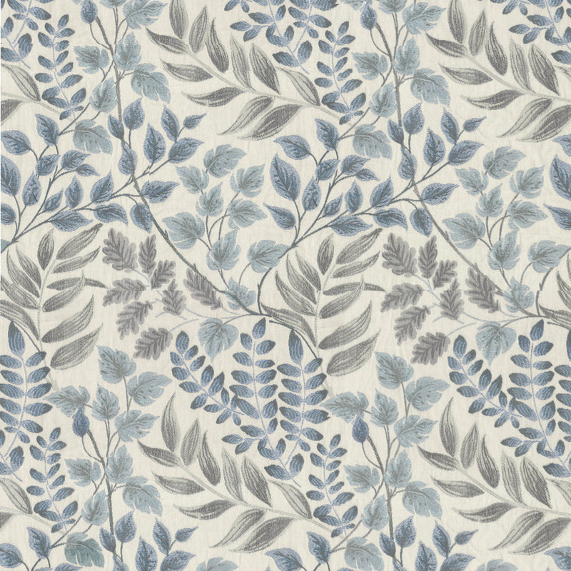 Lestari Fabric Sample Swatch Bluebell