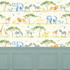 Voyage Maison Let's Go On Safari 1.4m Wide Width Wallpaper in Sand