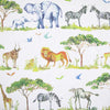 Voyage Maison Let's Go On Safari 1.4m Wide Width Wallpaper in White