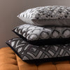 Paoletti Lexington Cushion Cover in Grey/Black