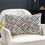 Paoletti Lexington Cushion Cover in Grey/Pink