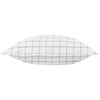 Yard Linen Grid Check Cushion Cover in Ecru