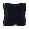 Linen House Adalyn Aztec Tufted Pillow Sham in Indigo