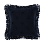 Linen House Adalyn Aztec Tufted Pillow Sham in Indigo