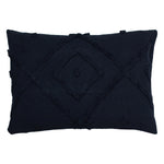 Linen House Adalyn Aztec Tufted Pillowcase in Indigo