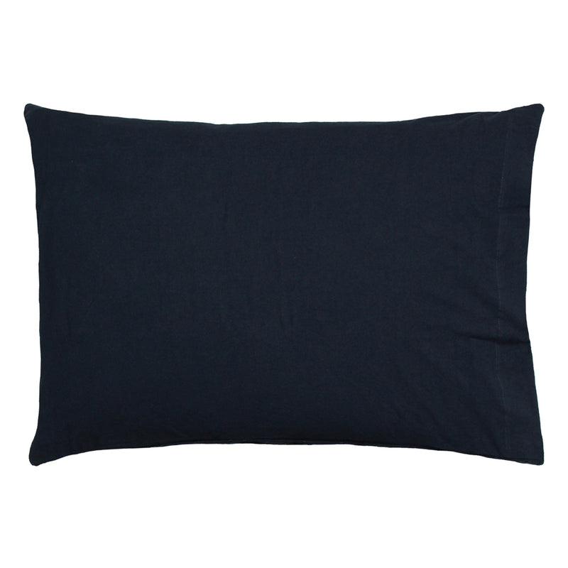 Linen House Adalyn Aztec Tufted Pillowcase in Indigo