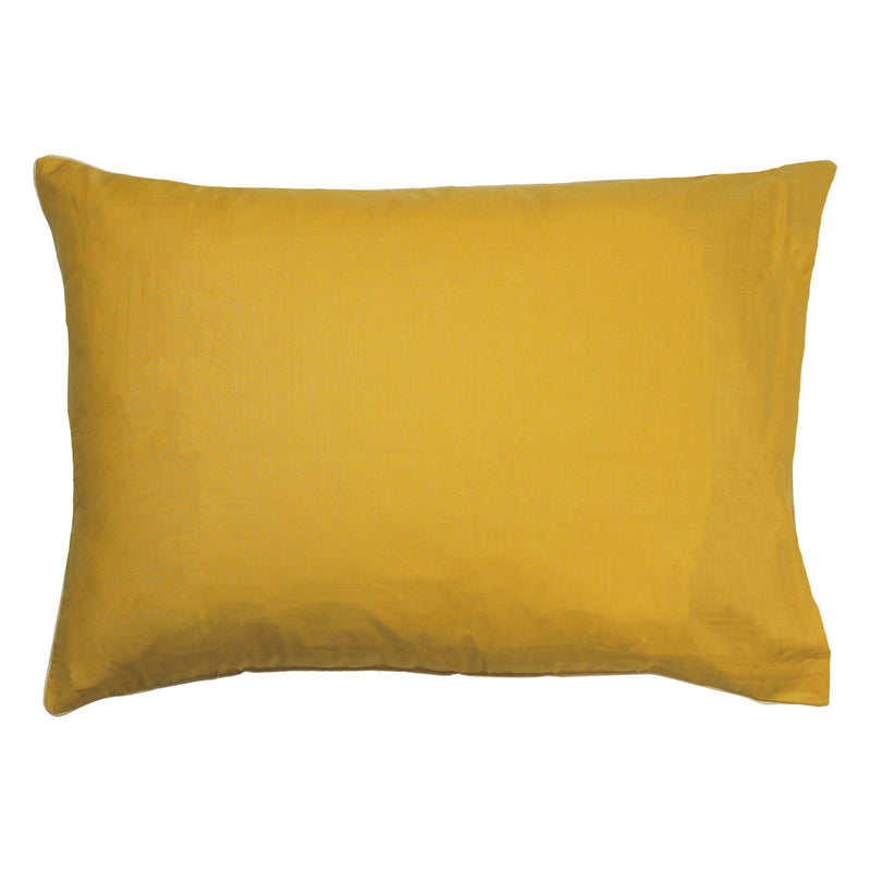 Linen House Anastacia Botanical Pillowcase in Ochre