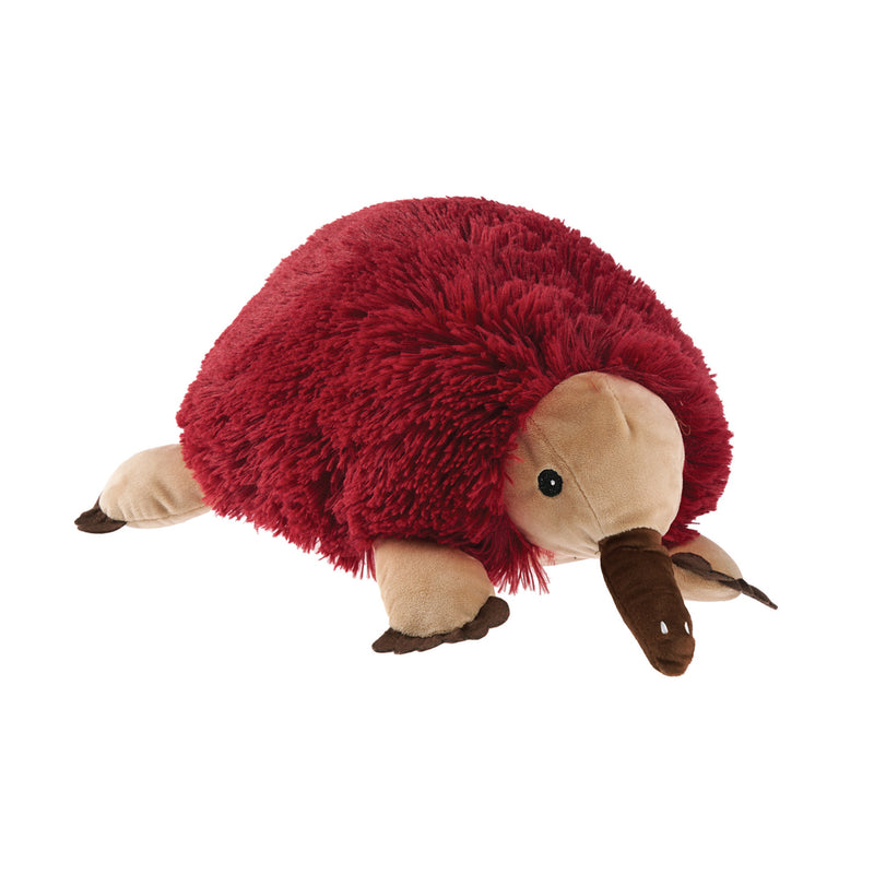 Linen House Kids Eddy Echidna Kids Plush Toy in Red