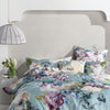 Linen House Lena Floral Pillowcase in Blue