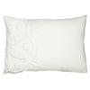 Linen House Manisha Medallion Tufted Pillowcase in White