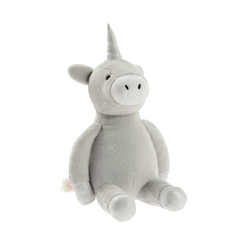 Linen House Kids Magical Unicorn Kids Plush Toy in Grey