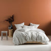 Nimes Linen Duvet Cover Set Grey