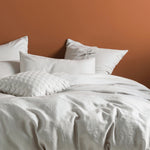 Nimes Linen Duvet Cover Set Grey