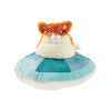 Linen House Kids Space Cat Kids Plush Toy in Teal