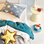 Animal Blue Bedding - Space Race Kids 100% Cotton Duvet Cover Set Navy Linen House