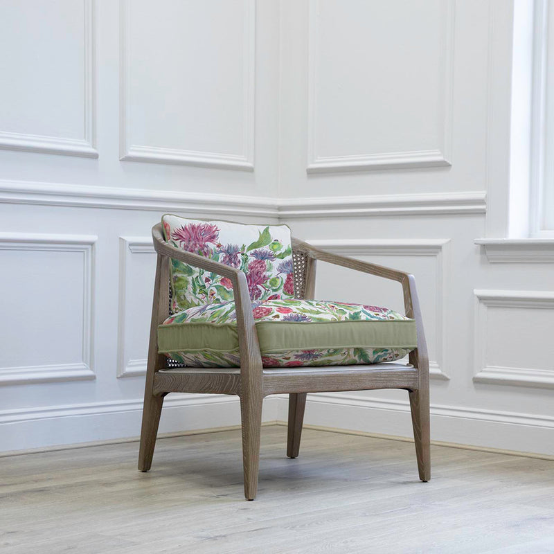 Voyage Maison Liana Solid Wood Enchanting Thistle Chair in Damson