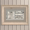 Voyage Maison Library Books Framed Print in Birch