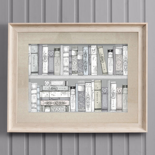 Voyage Maison Library Books Framed Print in Birch