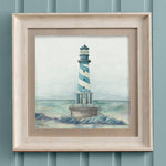 Voyage Maison Lighthouse Framed Print in Birch/Indigo