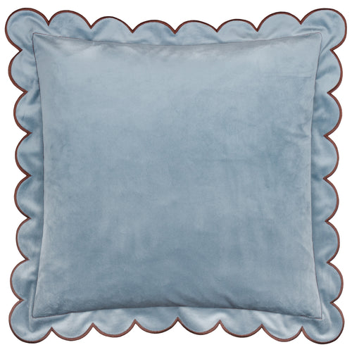  Cushions - Lil Scallop  Feather Filled Cushion Blue/Brown Furn