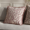 Abstract Pink Cushions - Lina Abstract Printed Cushion Cover Soft Pink Hoem