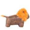 Paoletti Lion Faux Leather Door Stop in Brown