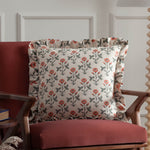 Floral Multi Cushions - Linen Renee Printed Ruffle Cushion Cover Multi Seventy Three