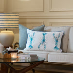  Cushions - Lobster  Cushion Cover Cobalt Voyage Maison