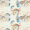 Voyage Maison Lobster Printed Oil Cloth Fabric (By The Metre) in Natural