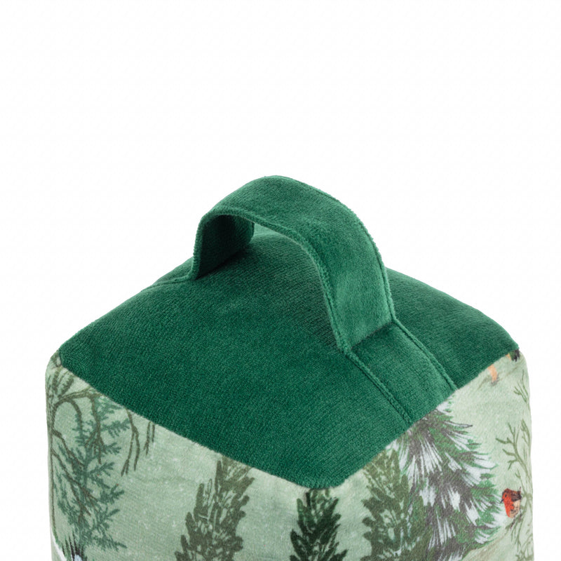 Animal Green Accessories - Lodge Wood Velvet Door Stop Oak Green furn.