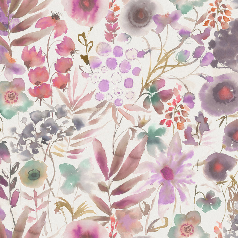 Lomondra Printed Fabric Sample Swatch Apricot Cream