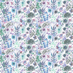 Voyage Maison Lomondra Printed Cotton Fabric in Crocus Cream