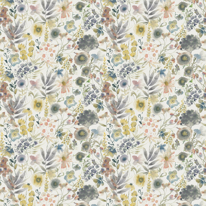 Voyage Maison Lomondra Printed Cotton Fabric in Harvest/Cream