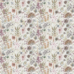 Voyage Maison Lomondra Printed Cotton Fabric in Ironstone/Cream