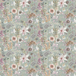 Voyage Maison Lomondra Printed Cotton Fabric in Ironstone/Willow