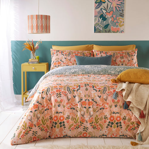 furn. Lorelei Floral Bloom Duvet Cover Set in Blush