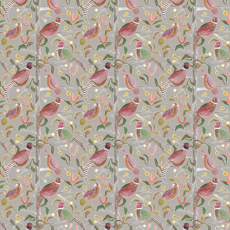 Voyage Maison Lossie Printed Cotton Fabric in Sandstone